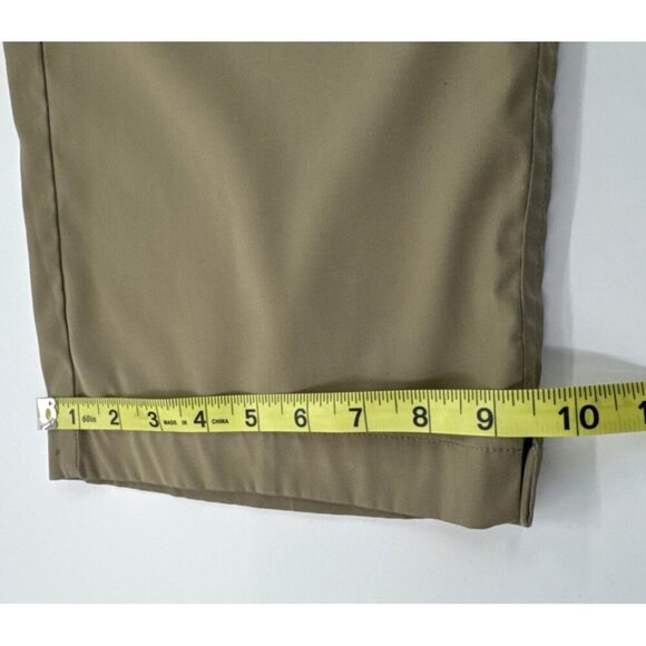 Nike Golf Pants Mens 40x30 Khaki Performance Dri Fit Tech Stretch Flat Casual - Picture 13 of 13